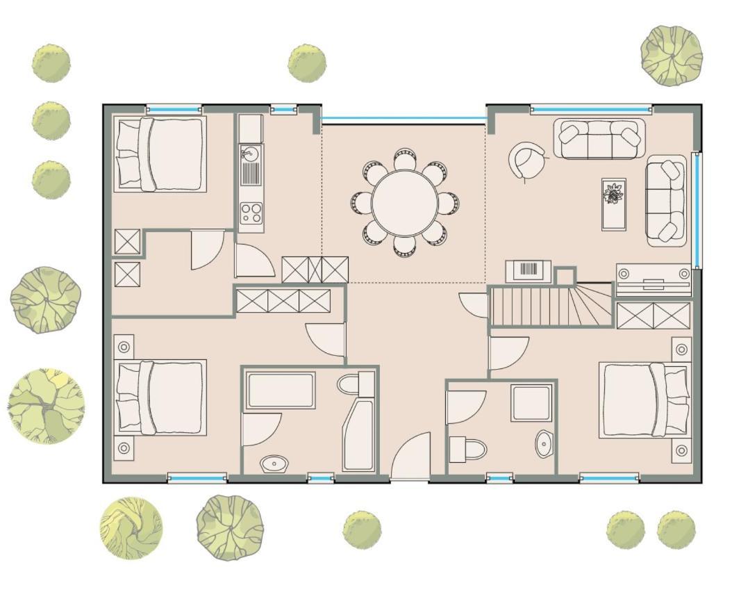 Villa Silbermoewe Trent Eksteriør billede